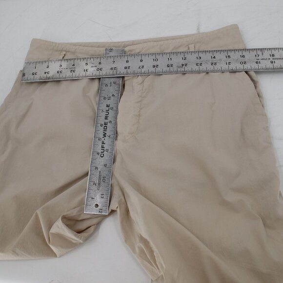 James perse pants women's 28 32x27 chino flat front button fly cotton blend - Picture 6 of 12